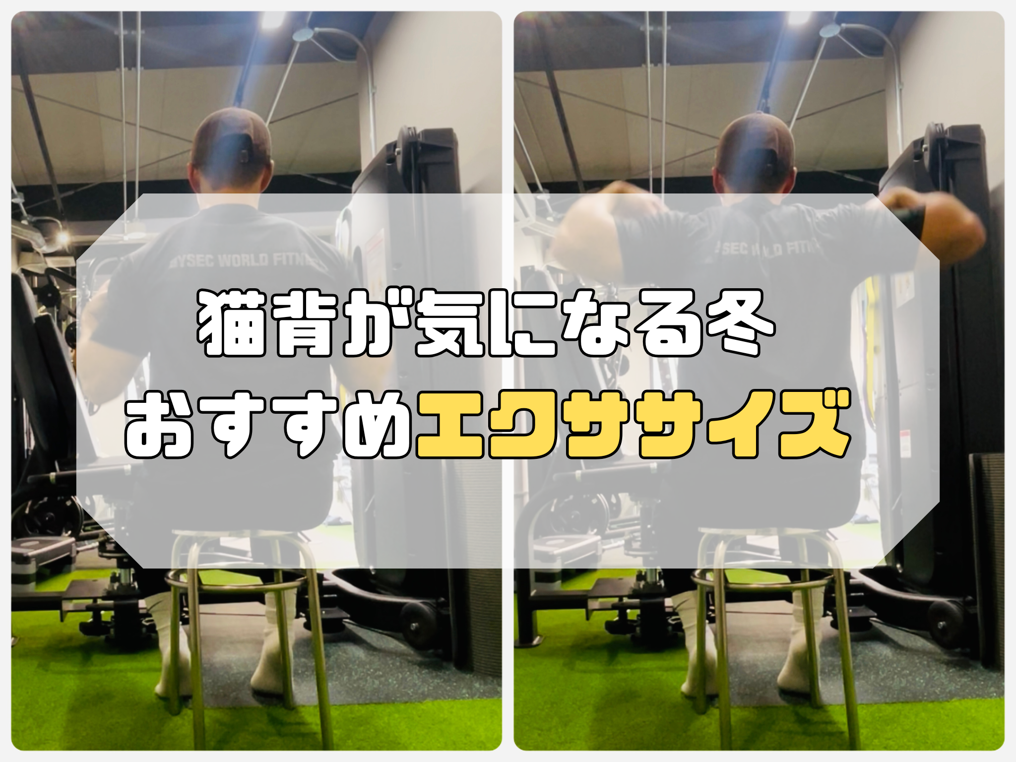 猫背が気になる冬におすすめのエクササイズ